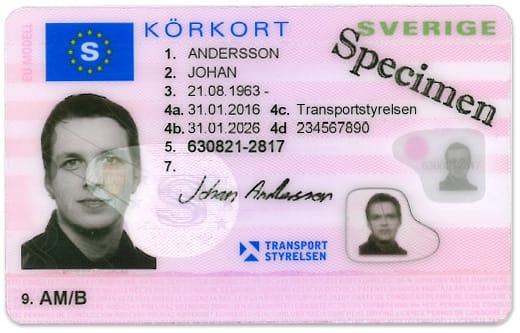 Swedish driving license for immigrants